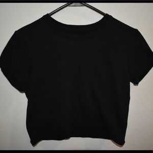 Black Alphalete Crop Top. Size S.